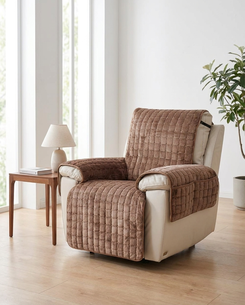 Snug Grid Recliner Cover - hero