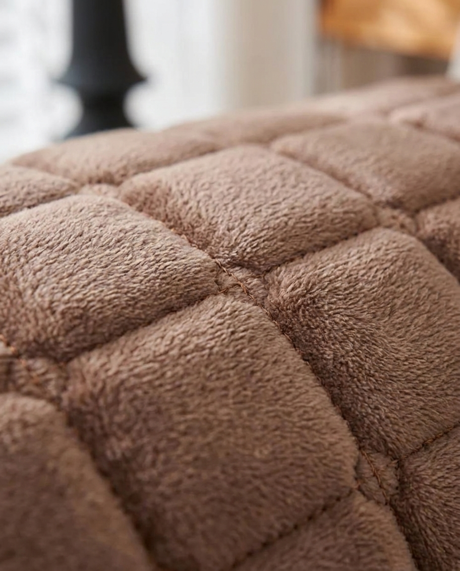 Snug Grid Recliner Cover - texture detail