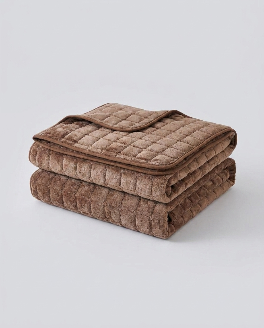 Snug Grid Recliner Cover - folded studio
