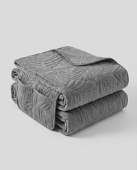 Verdant Leaf Pattern Recliner Cover - folded studio