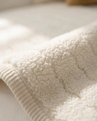 Chic Thick Plush Sofa Cover - texture detail