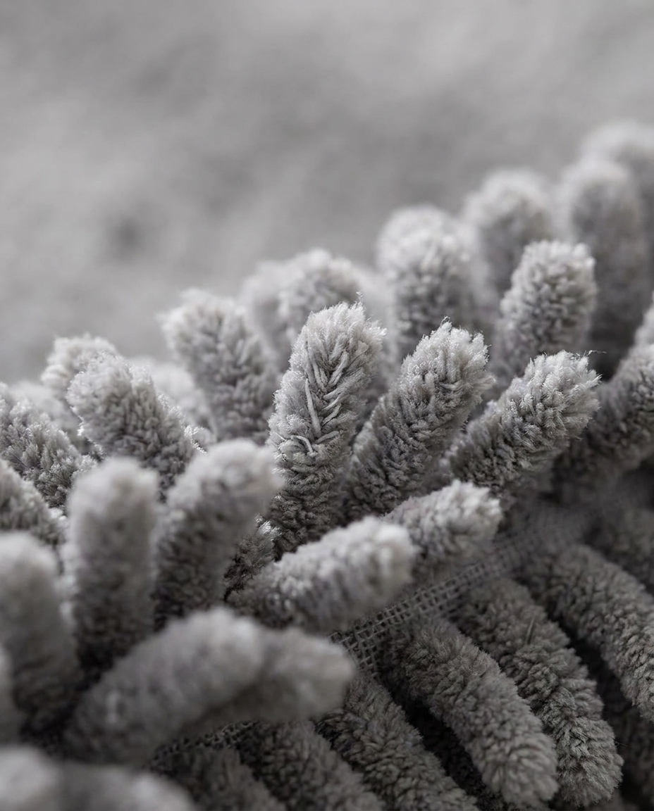 Fur & Plush Bath Rug - texture detail
