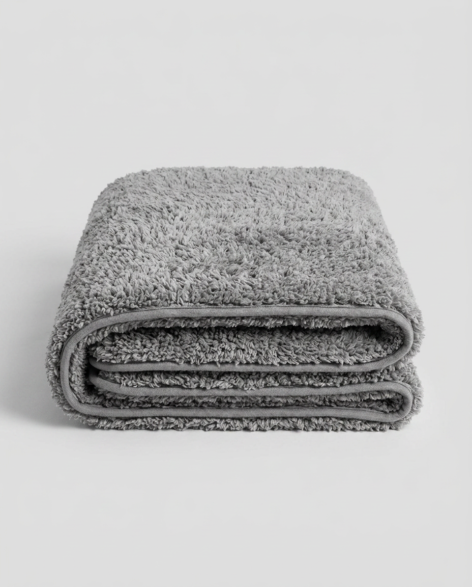 Fur & Plush Bath Rug - folded studio