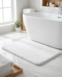 Fur & Plush Bath Rug - Green