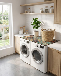 BohoShield Appliance Mat - wide laundry room