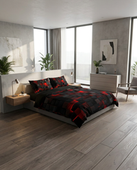 GEOMATRIX Duvet Cover Set - wide bedroom