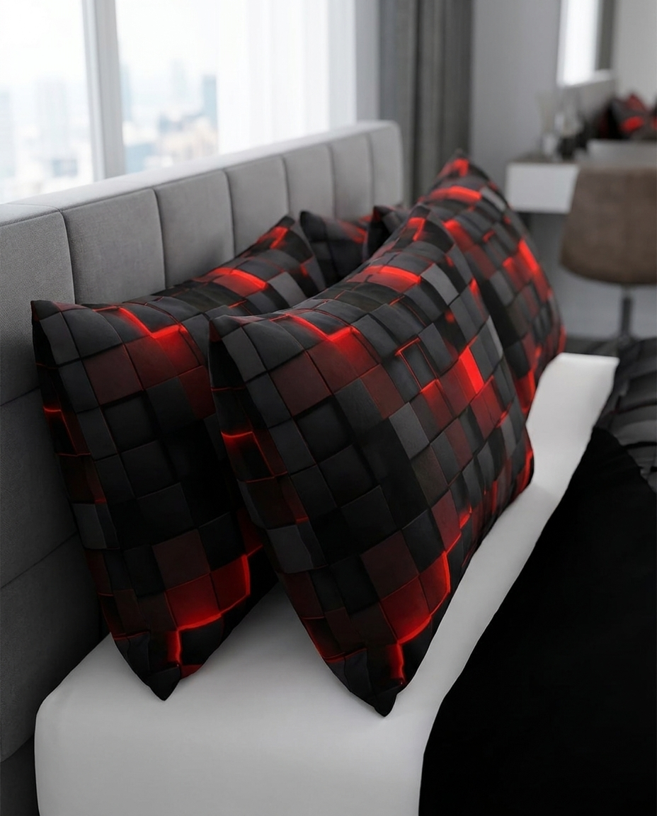 GEOMATRIX Duvet Cover Set - pillow detail