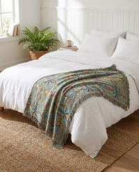 Wild Petal Pure Cotton Reversible Blanket - bed lifestyle