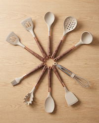Luxe Silicone Cooking Utensils - flat lay