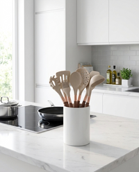 Luxe Silicone Cooking Utensils - wide kitchen