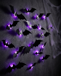 3D Bat Wall Stickers - hero glowing wall