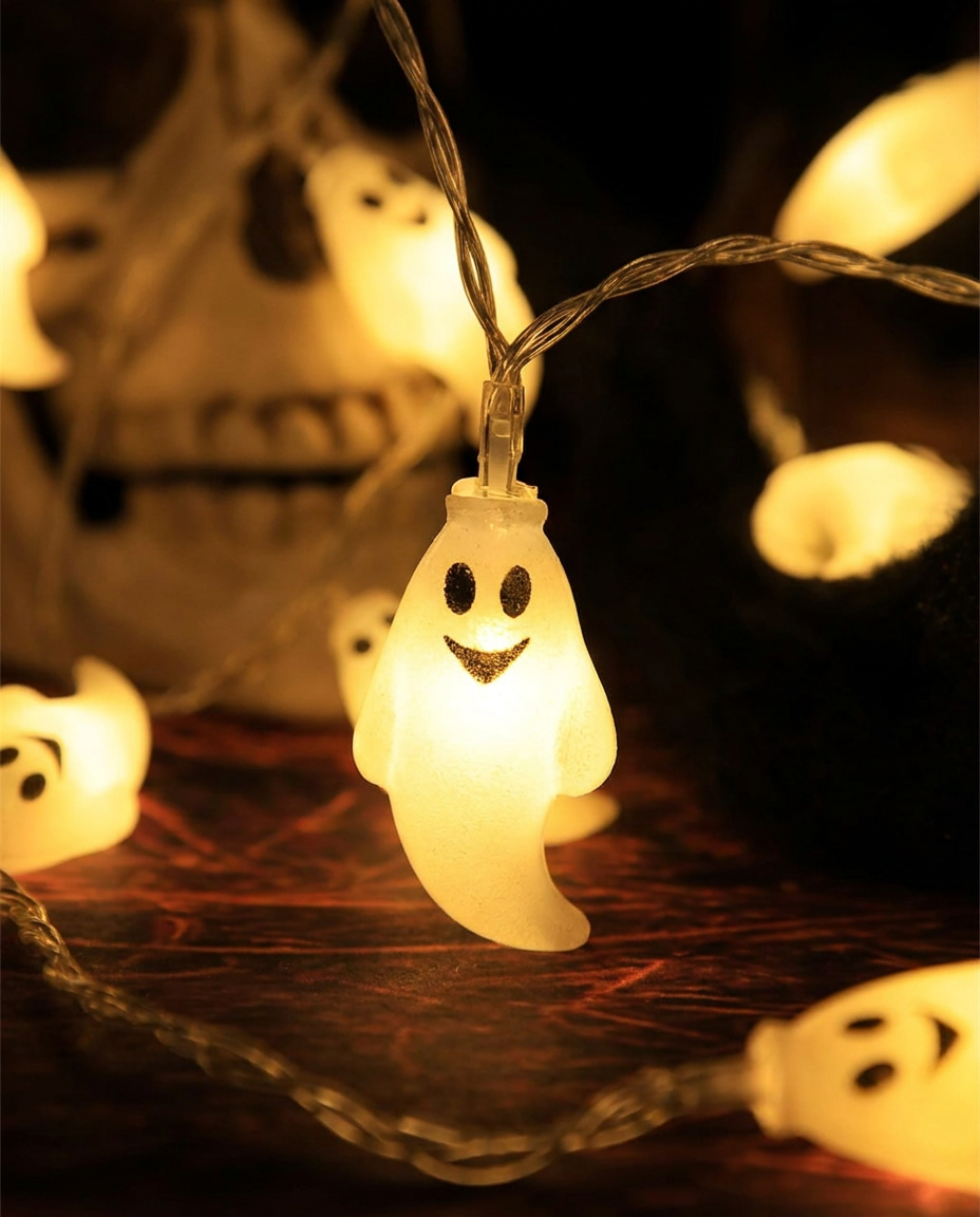 LED Ghost Light String - macro detail