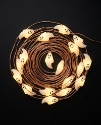 LED Ghost Light String - flat lay coiled