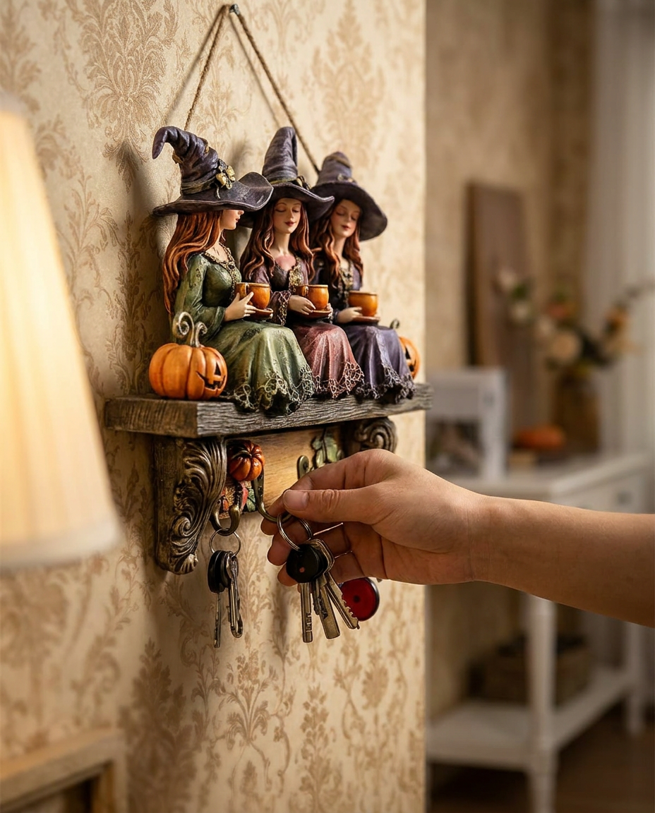 Witch Keys Holder - in use