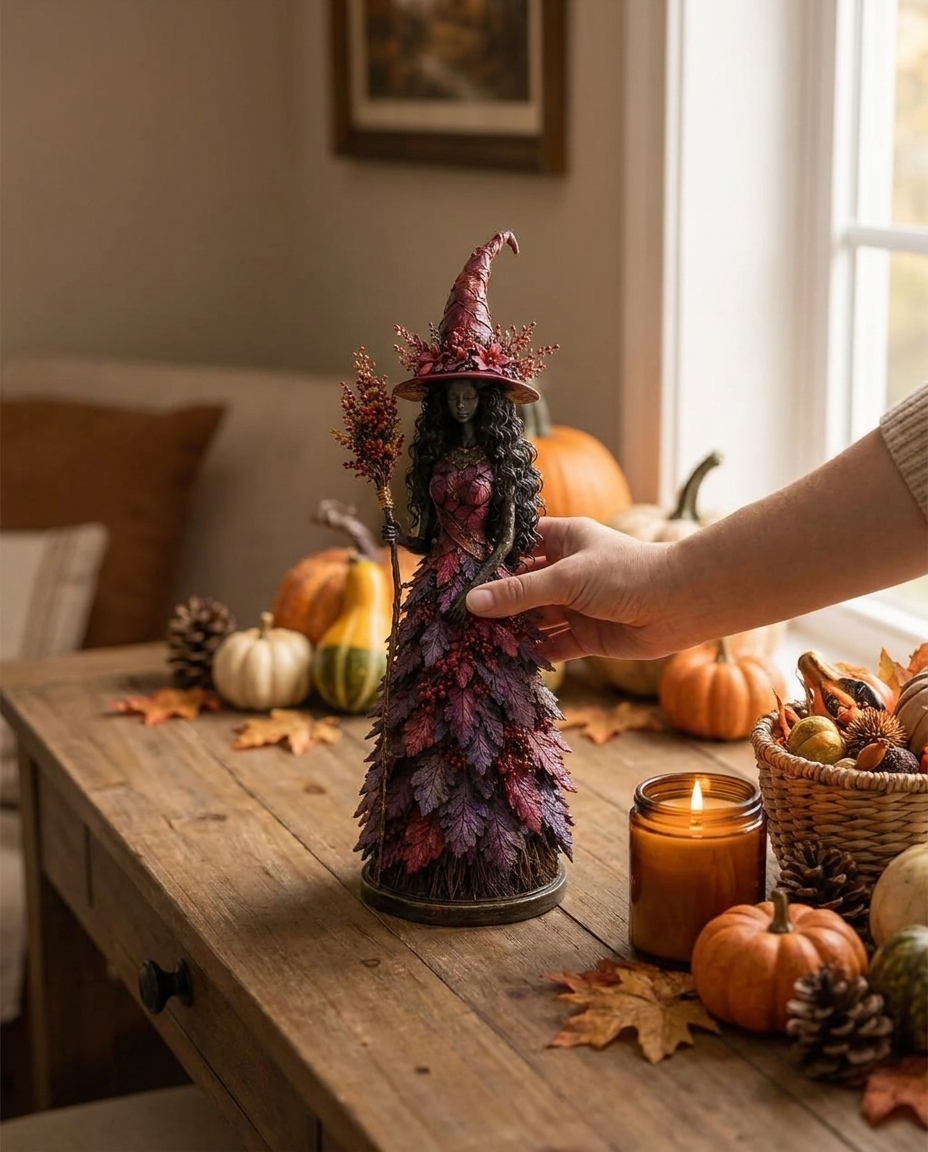 Witch Statue - in use