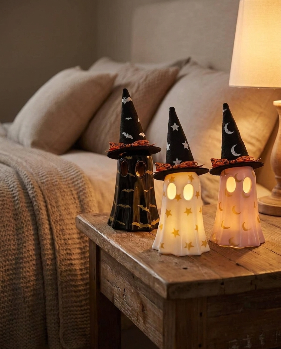 Ghost Lantern Resin Ornament - hero bedroom