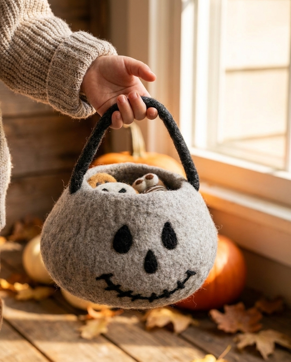 Felt Ghost Grazing Set - in use