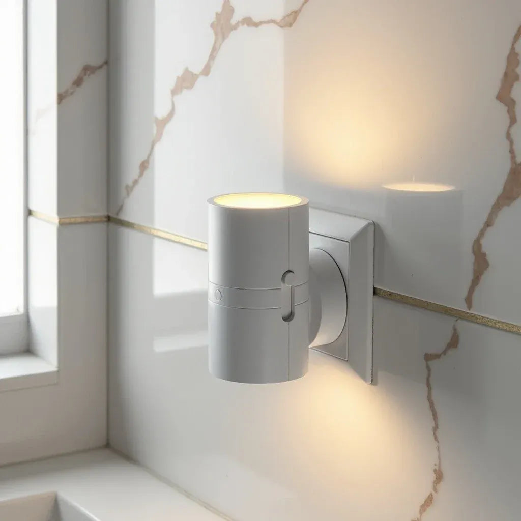Noah | Nordic design Wall Sconce, Black/White