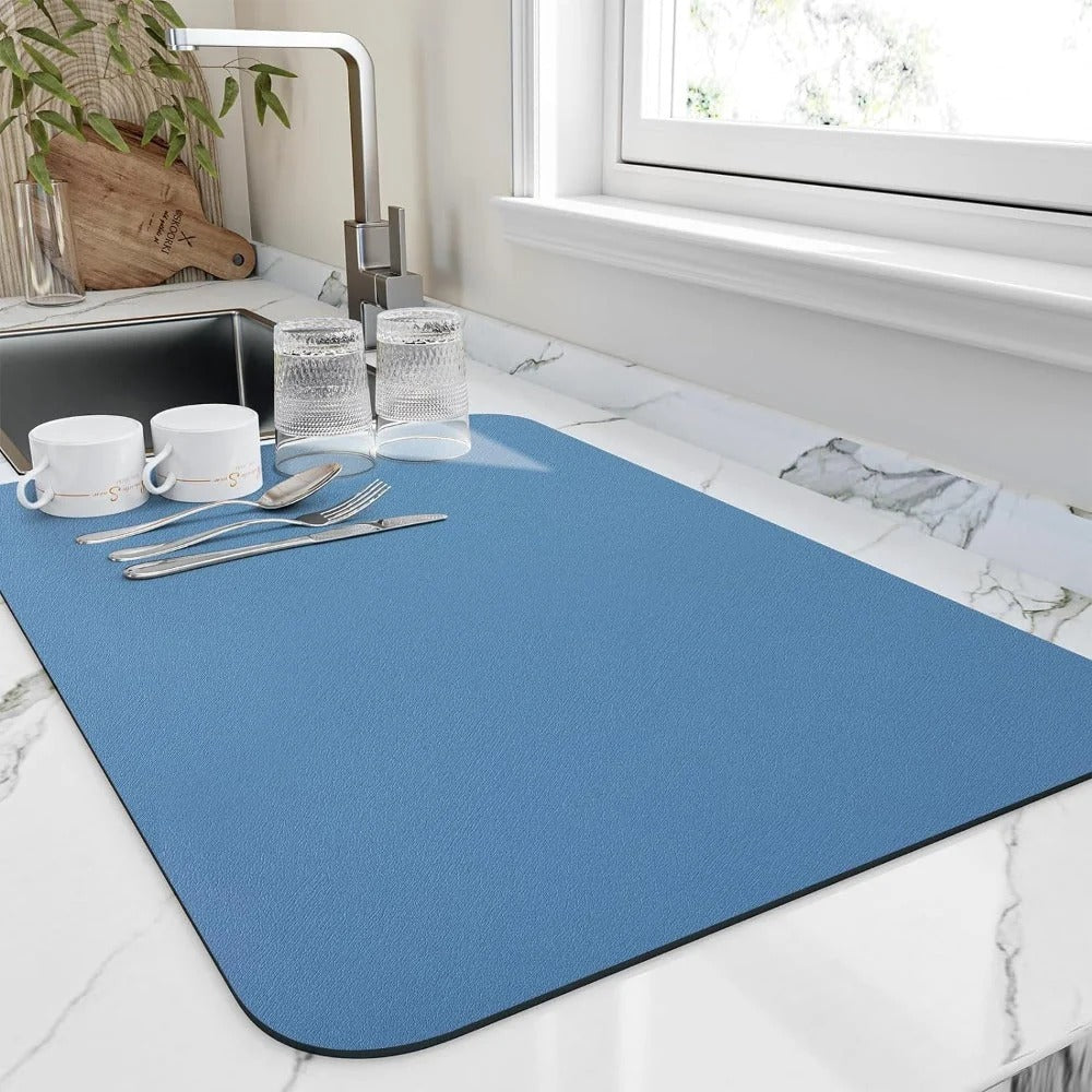 Highly Absorbent Diatomite Kitchen Dish Drying Mat