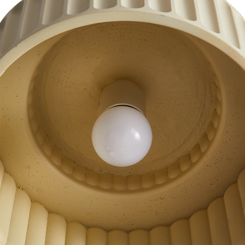 Caelum | Semi Flush Cream Shade Lamp for Modern Classic Interiors