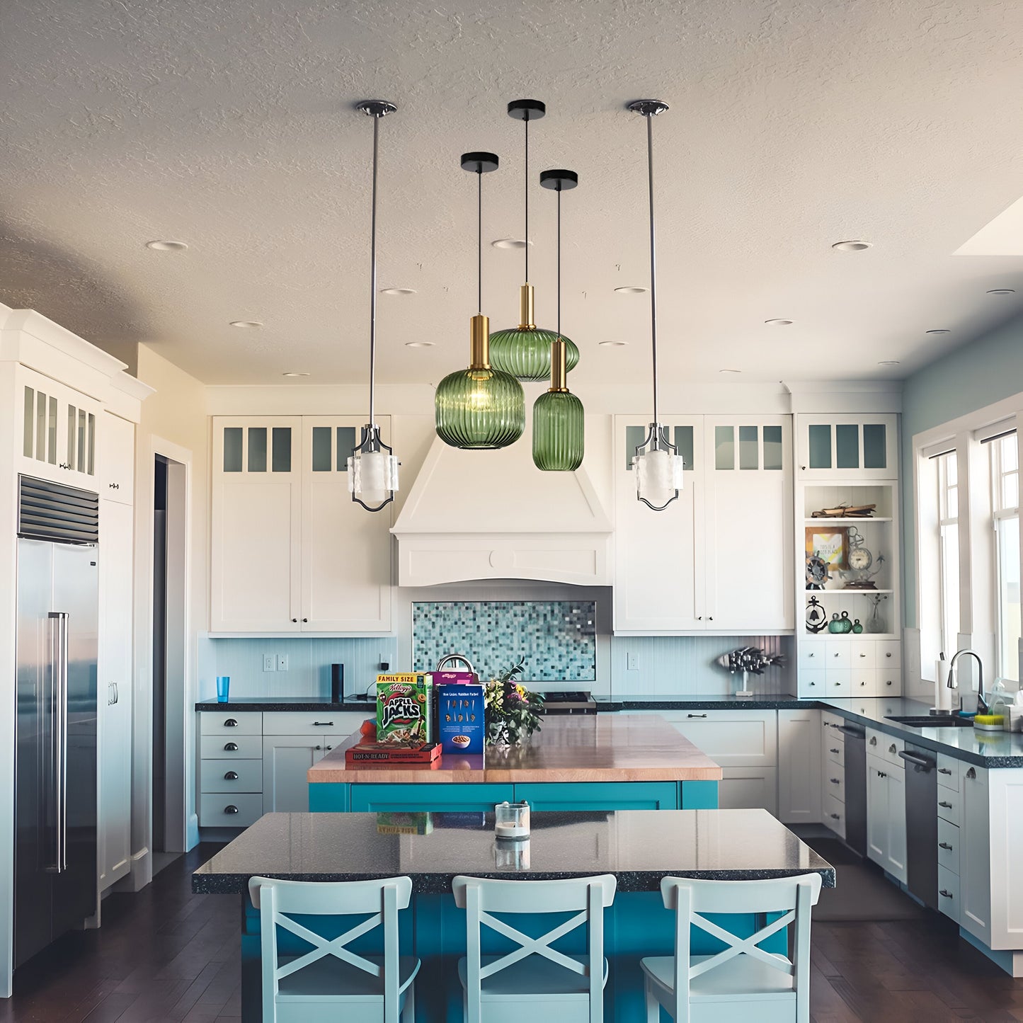 Nordic | Glass Retro LED Pendant Light