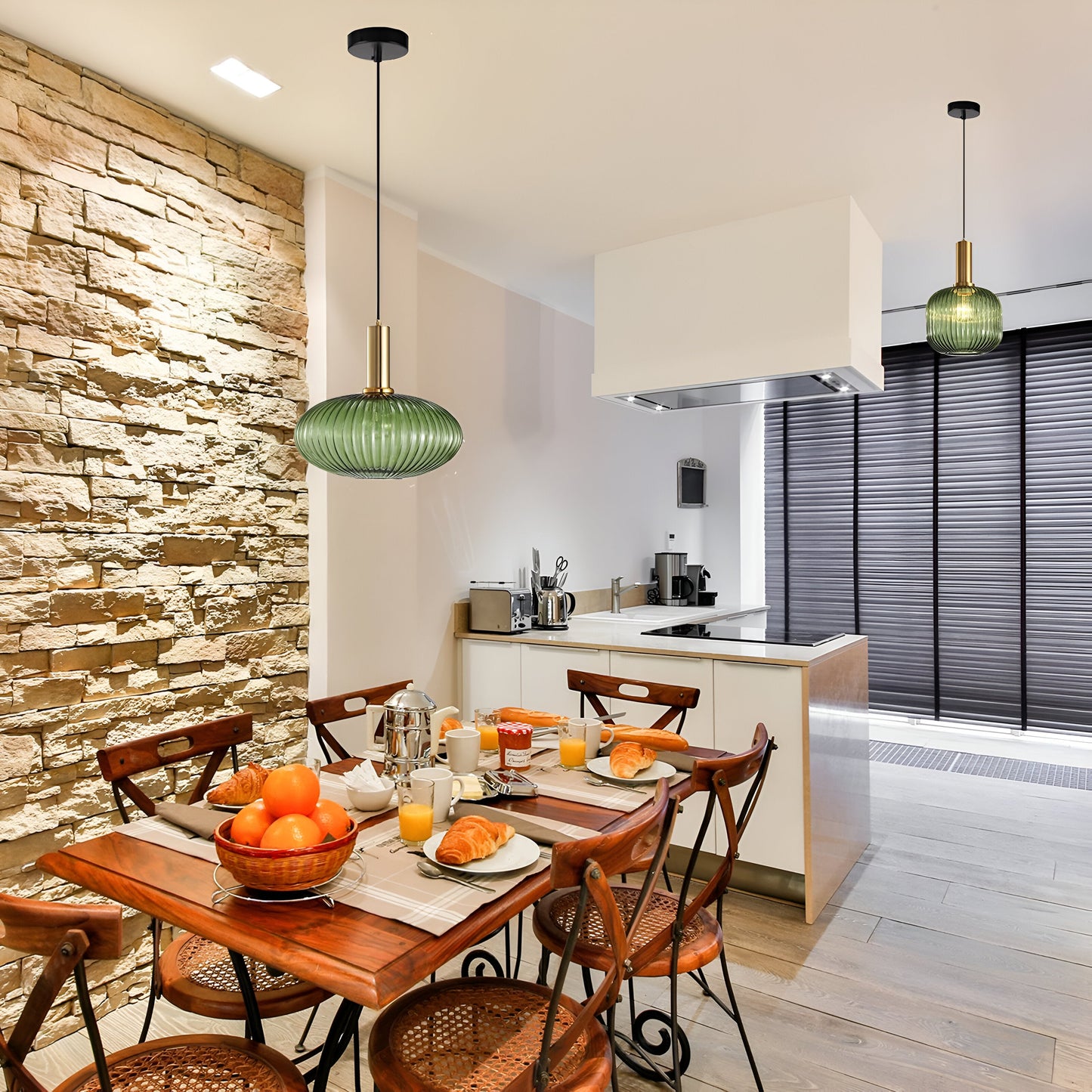 Nordic | Glass Retro LED Pendant Light