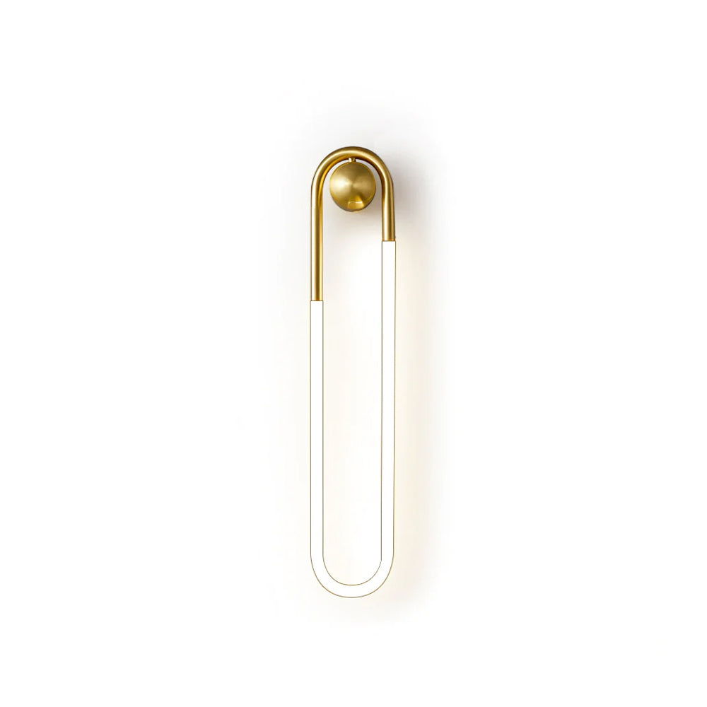 Luno | Brass Loop Design for LED Indoor Lighting Wall Lamp