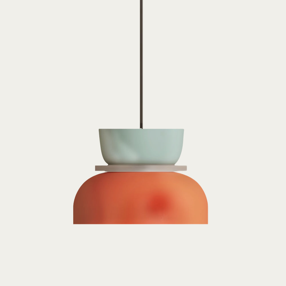 Torin | Colorful Scandinavian Nordic Acrylic Bowl Pendant Light